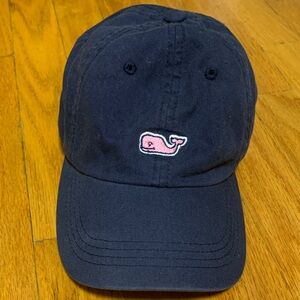 Vineyard Vines Dark Blue Hat with White Embroidery